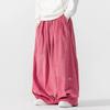 Autumn Winter Corduroy Wide Leg Pants Men Solid Color Loose Casual Pants Mens Couple Streetwear Hip Hop Trousers Plus Size 5XL