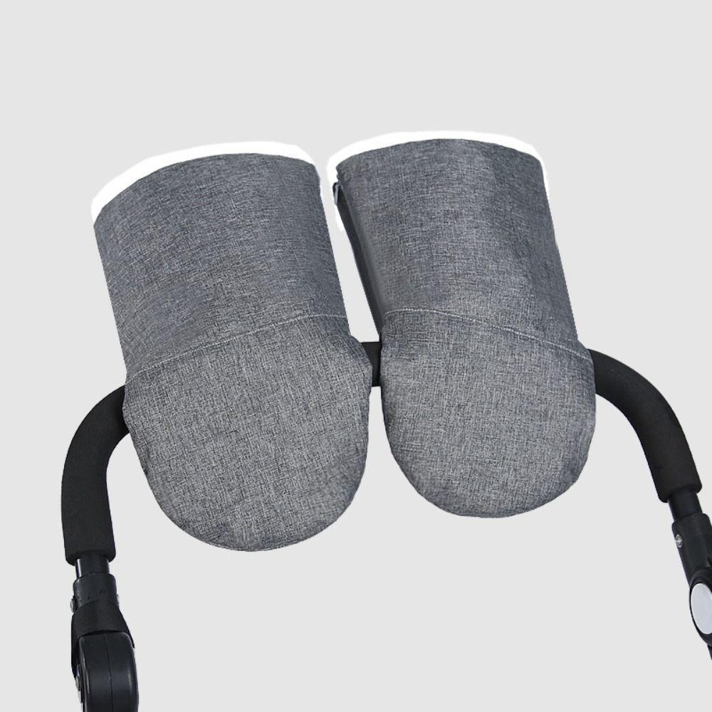Thicken Winter Strollers Gloves Waterproof Nylon Exterior Baby Stroller Hand Muff  Daily Outings