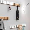 Foldable Coat Rack Bamboo Hallway Hat Hook Hanger Bedroom Door Wall-Mounting Hook Corner Room Kitchen Toilet Wall Bracket Hook