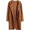 Winter Woolen Coat for Women Lapel Comfort Casual Autumn Autumn Autumn