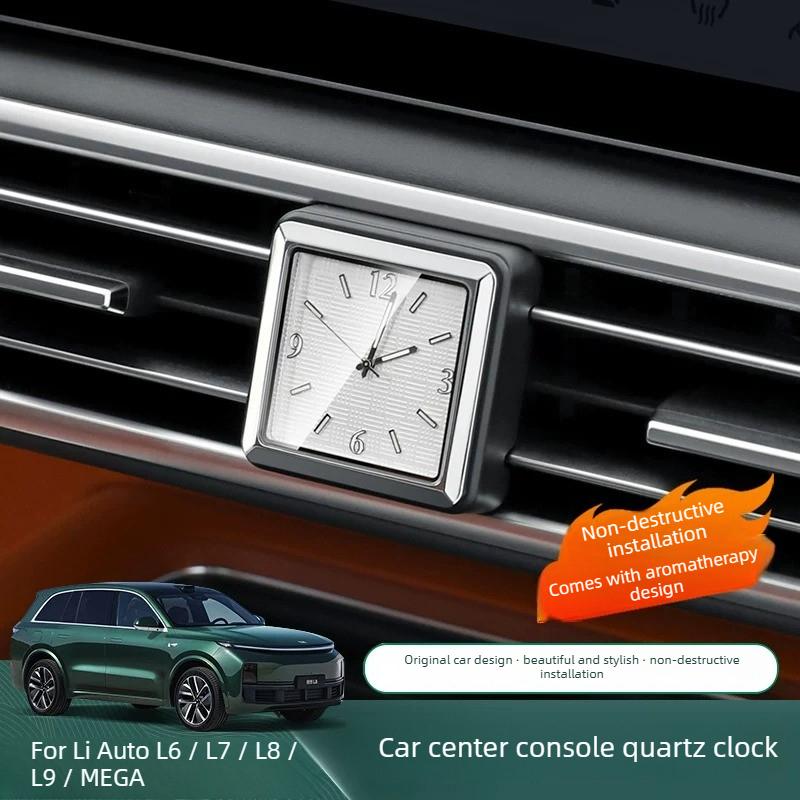 For Fits Li Auto L6 L7 L8 L9 / Mega Center Console Quartz Watch, Car Luminous Clock, Premium Interior Decoration Mod Accessories