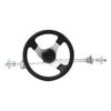 Go Kart Front Steering Wheel,640mm Front Steering Tie Rod Ball Rack Joint Strut Knuckle Spindle Kit,For 168CC ATV Go Kart Quad
