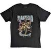 Pantera Vintage Rider Short Sleeve Tee Black New
