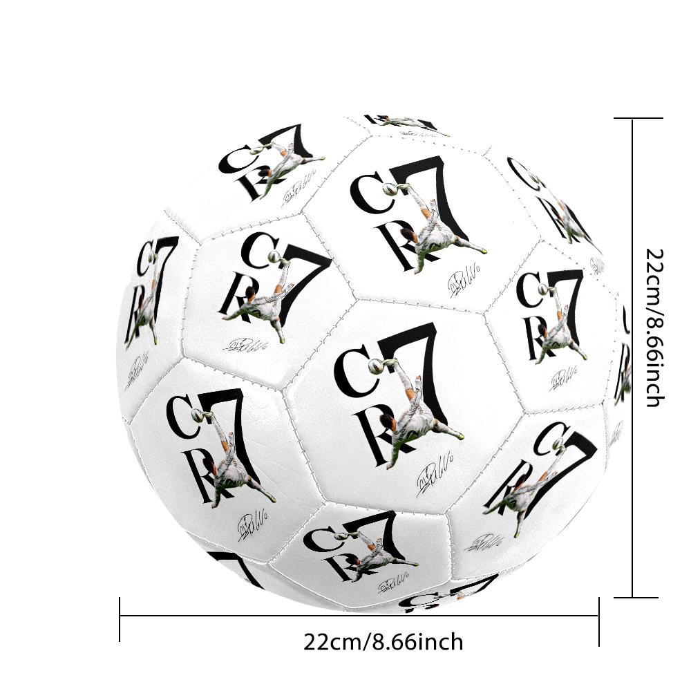 Like Cristiano Ronaldo Soccer Ball Size 5 Football Machine-Stitched Indoor/Outdoor Universal Football Soccer Accessory