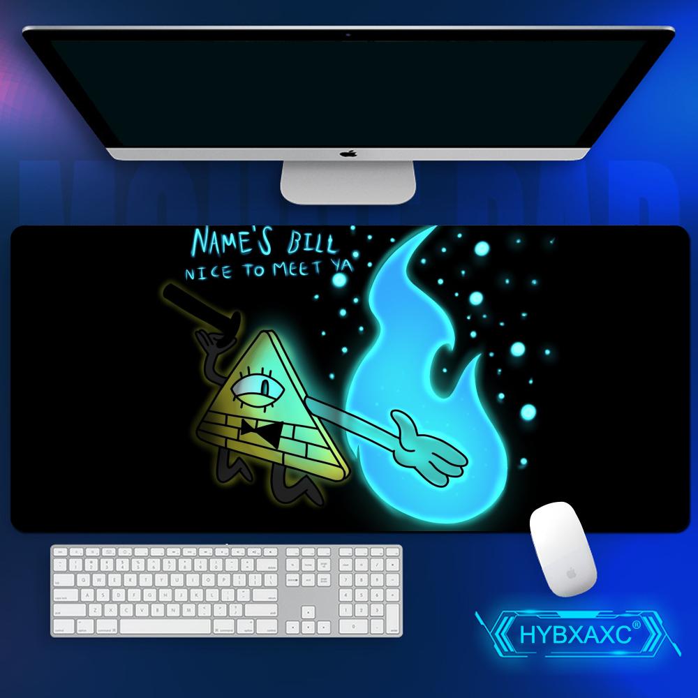 Mousepad 400x900MM Desk Protector Rubber Company Table Pads Carpet Desk Pad Bill Cipher Anime Mouse Pad Gravity Fall Mouse Pad