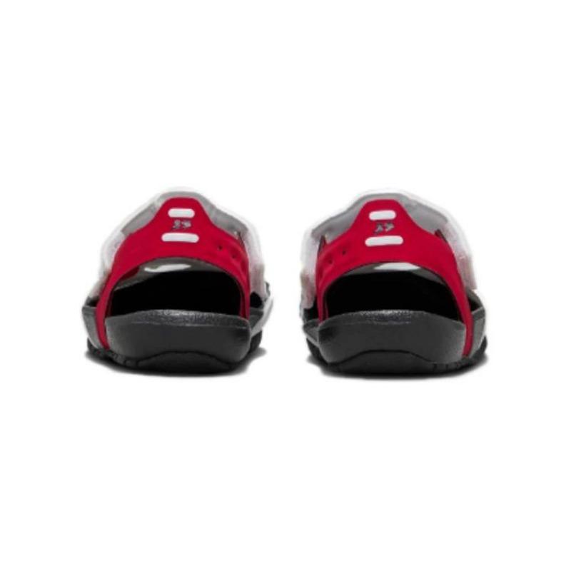 Jordan Flare toddler low-top walking shoes white red CI7850-106