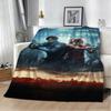 New Game R-Resident The E-Evil 3D Print Flannel Blanket Soft Throw Blanket Art For Home Decor Bedroom Bed Sofa Picnic Fans Gift