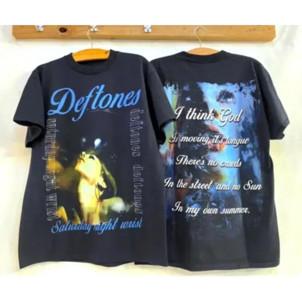 Heißes Deftones Samstagabend Handgelenk Poster Grafikdruck Grafik T-Shirt Herren Damen Vintage Locker Lässig Harajuku Streetwear Oberteil Baumwolle Sommer Neues T-Shirt