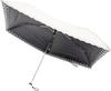 Rose Sangyo 50cm Mini Folding Umbrella with Heat 63500308 Lightweight, Color-Coated, Cut, White,