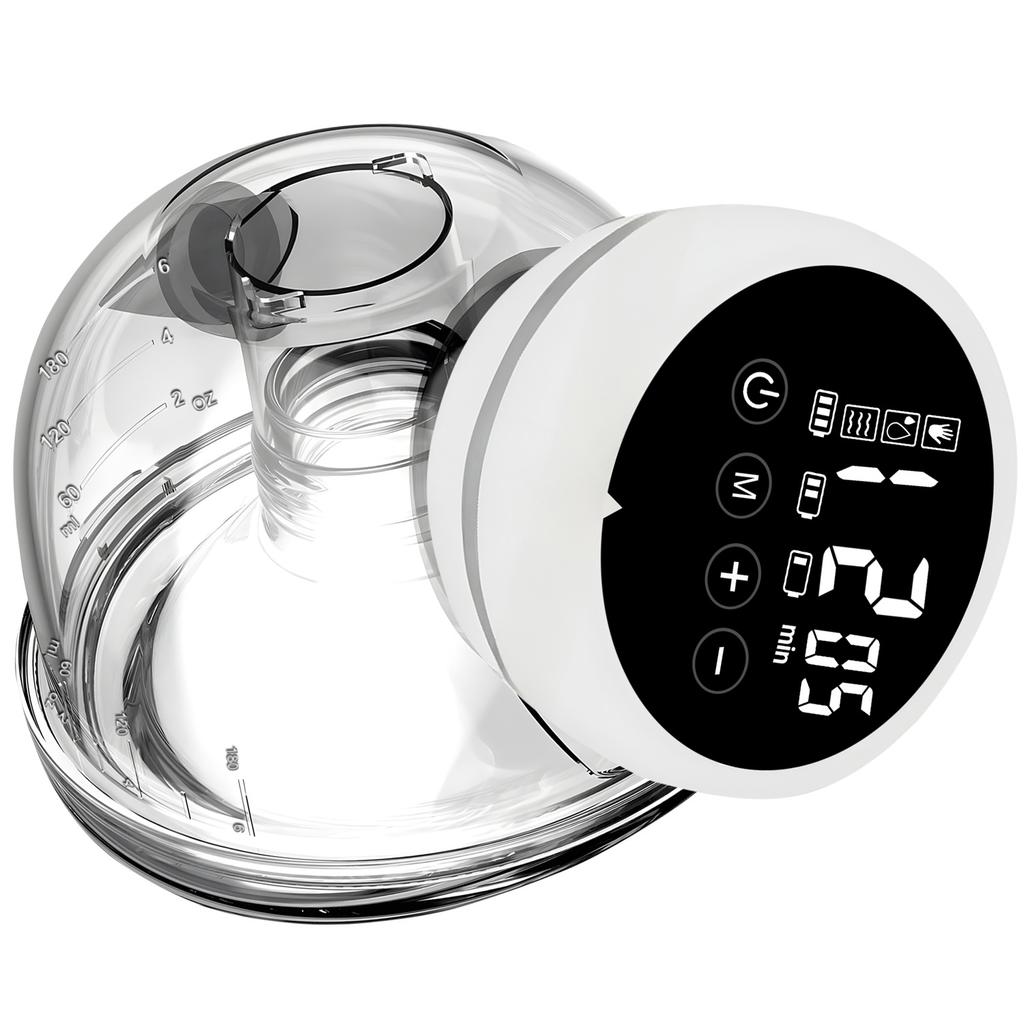 Portable Wearable Electric Breast Pump Hands Free Low Noise BPA-Free Breastfeeding Collector