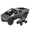 1/32 Tesla Cybertruck Spielzeug Geländewagen Diecast Modellauto Sound & Licht Strandmotorrad Hobby Sammlerstück Geburtstagsgeschenk für Jungen