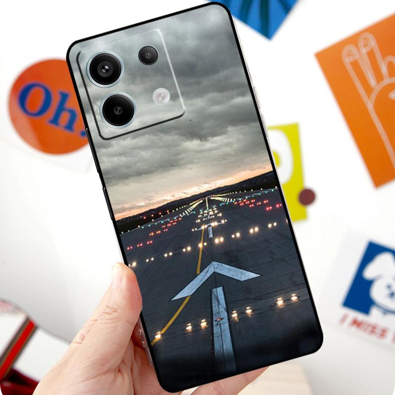 Airplane Flying Into The Sunset Funda For Xiaomi Redmi Note 14 13 10 11 12 Pro 11S 12S Case For Redmi 15 14C 10C 12C 13C 15C