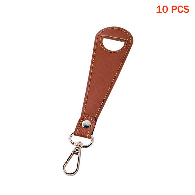 

10Pcs Hat Clip Leather Simple Golf Baseball Hat Clip Summer Hat Strap Towel Glove Storage Wallet Buckle Hands-Free Latch Clip A2
