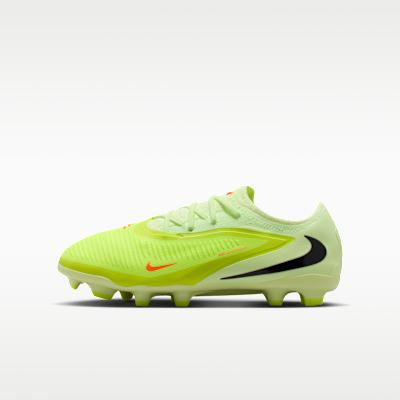 Nike Phantom 6 Low Pro MG Limelight Hyper Crimson (GS) 36