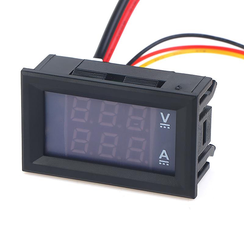 0.28"Led Dc0-100V 10A Digital Voltmeter Ammeter 2 In1 Multimeter Tester Detector Dual Led Display Auto Car