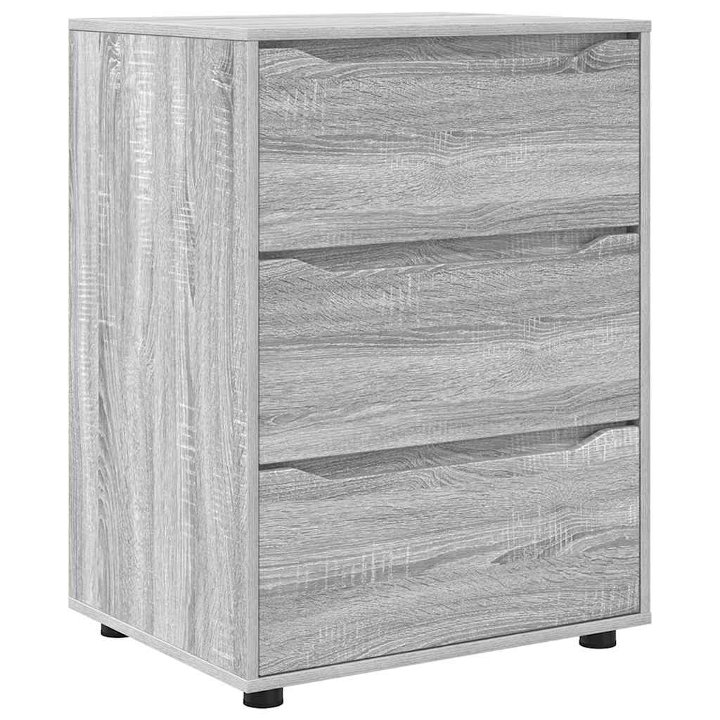 Storage Cabinet Grey Sonoma 60 x 48 x 81 cm
