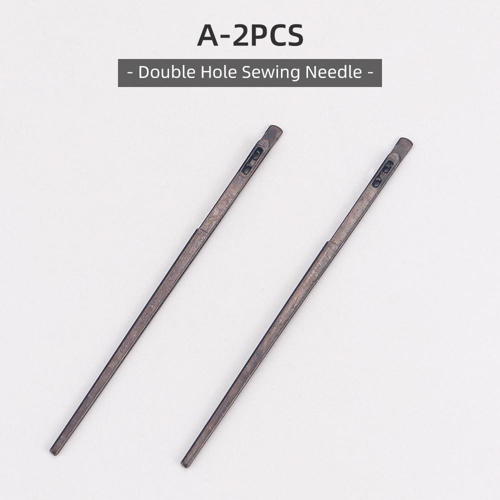 2pc Leather Hand Sewing Knitting Needle, Leather Rope Special Needle, DIY Leather Craft Stitching Seam Combine Sewn Accessories