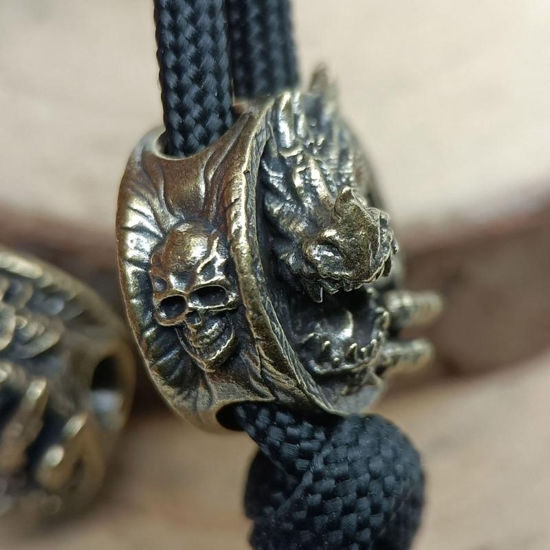 Stylish Brass Dragon Pendant Multi Functional Tool And Jewelry For DIY Enthusiasts And Outdoor Activities