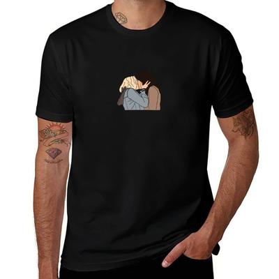 Maya Bishop & Carina DeLuca Kiss T-Shirt Man T Shirt Cotton Cotton T Shirts Man 100% Men T Shirt Cotton 100% T-Shirt