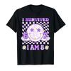 I Survived 6 7 Now Im 8 Cute 8th Birthday Girl Smiling Face Tshirt For Men Women 100 Cotton T Shirts Short Sleeve Tops 04241