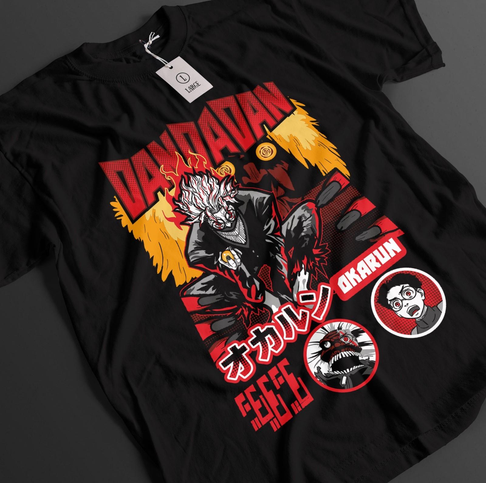 

Dandadan T-Shirt Mens Womens Tees Top Okarun Shirt Momo Seiko Ayase Top Aira Turbo Granny Unisex Tee M
