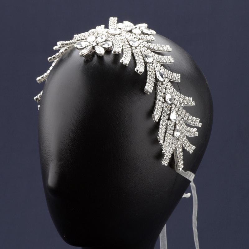 Luxury Bridal Rhinestone Headband for Weddings & Banquets