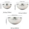 Multi Functional Stainless Steel Vegetable Bowl, Egg Mixing Bowl, Drain Basket, Soup Basin, Kitchen Cooking And Storage Tool