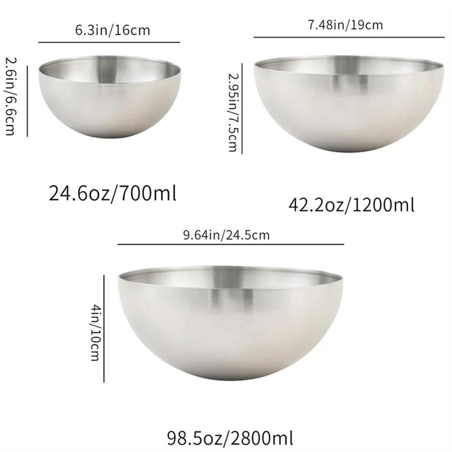 Multi Functional Stainless Steel Vegetable Bowl, Egg Mixing Bowl, Drain Basket, Soup Basin, Kitchen Cooking And Storage Tool