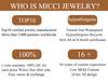 MICCI Non Tarnish Jewelry Waterproof 18K Gold Plated Stainless Steel Fashion Pearl Drop Earrings