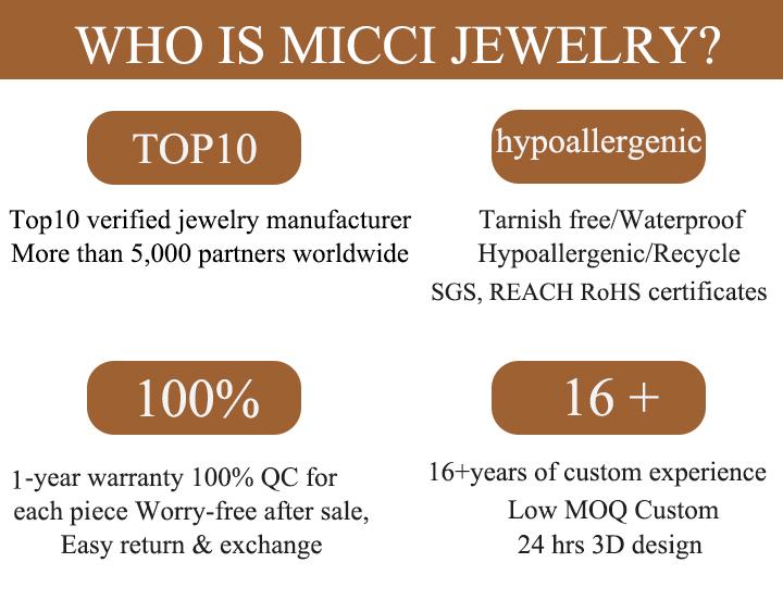 MICCI Non Tarnish Jewelry Waterproof 18K Gold Plated Stainless Steel Fashion Pearl Drop Earrings
