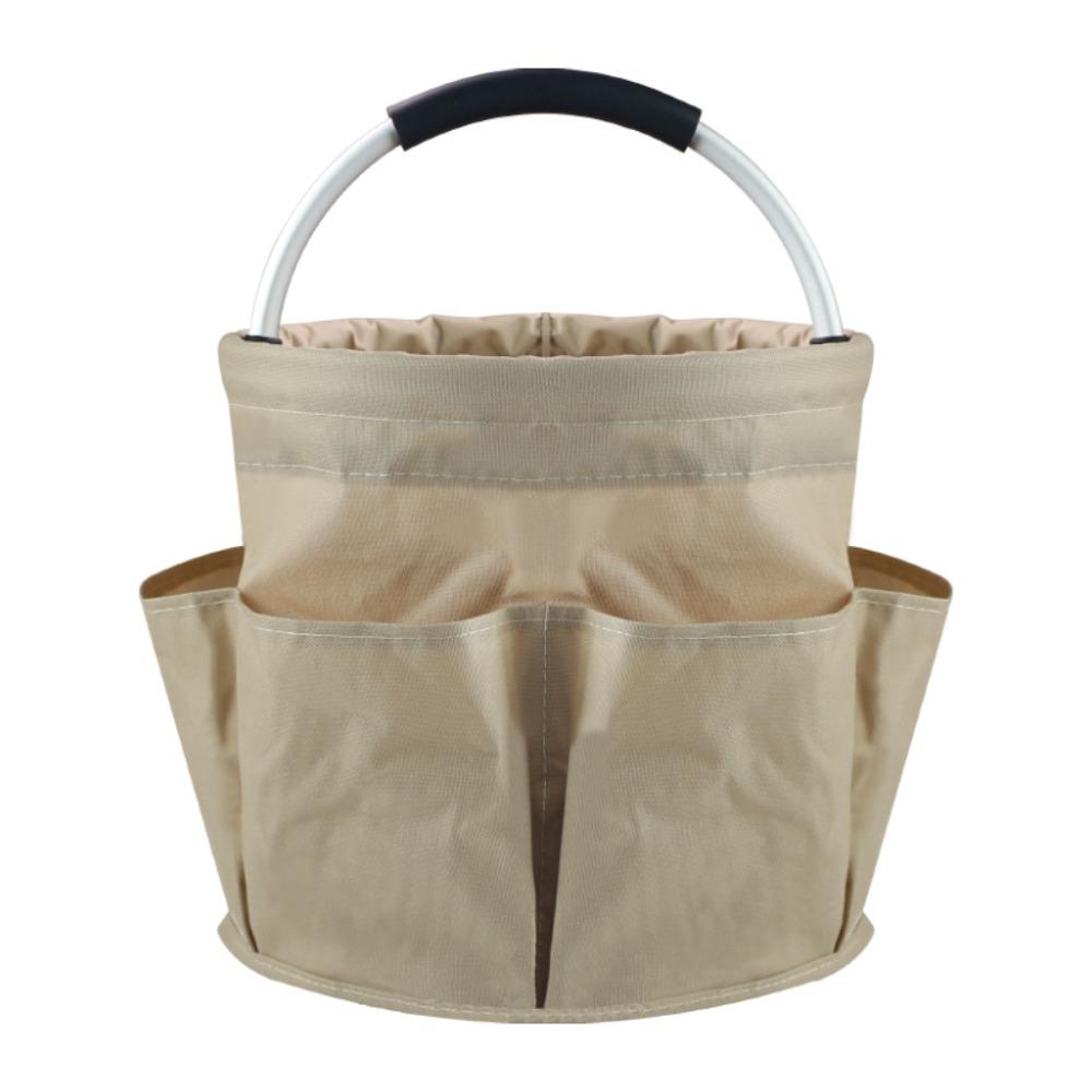 

Durable Oxford Cloth Large Storage Organiser Bag 5 Colors with Handle Car Wash Storage 17L Folding Basket Outdoor Picnic хаки