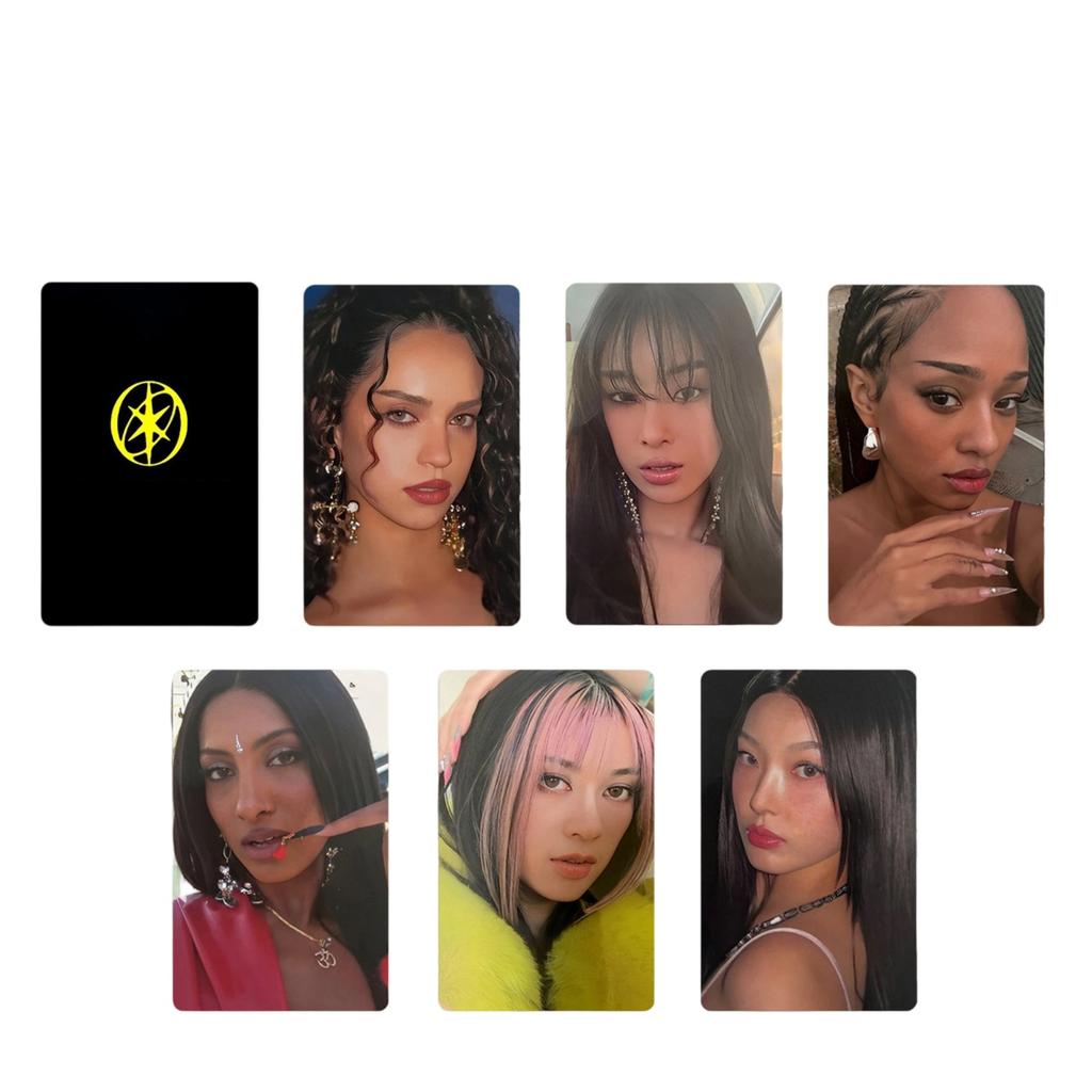 Girl Group Peripheral Accessories Girl Group Group Peripheral 6 Pcs Peripheral Card