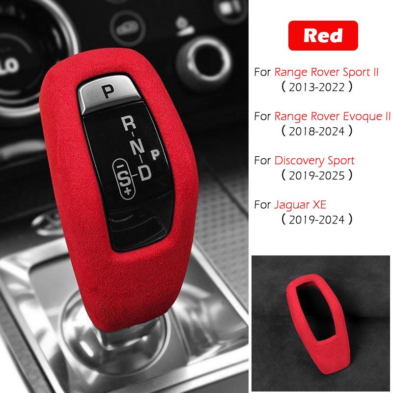 For Land Rover Range Rover Sport Evoque Discovery Sport And Jaguar XE Gear Shift Knob Protect Cover Trim Car Suede Accessries