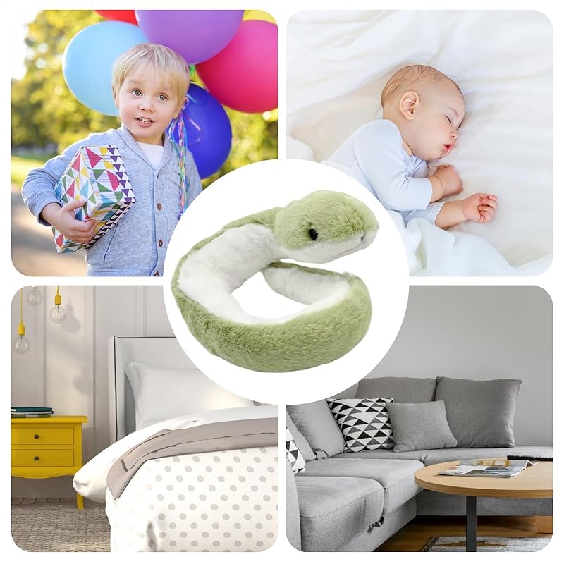 Soft Snake Toy, Snake Plush Toy - Stuffed Animal Kids Plush Snake Stuffed Animal | Skin-Friendly Snake Plush Pillow, Snake Plush Toy for Kids,