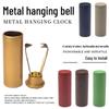 Colorful Metal Bell Cord Stopper Pendant for Hoodies and Jackets