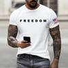 Fashionable Round Neck Short Sleeve Work Clothes Printed Tops For Mens Summer Tops