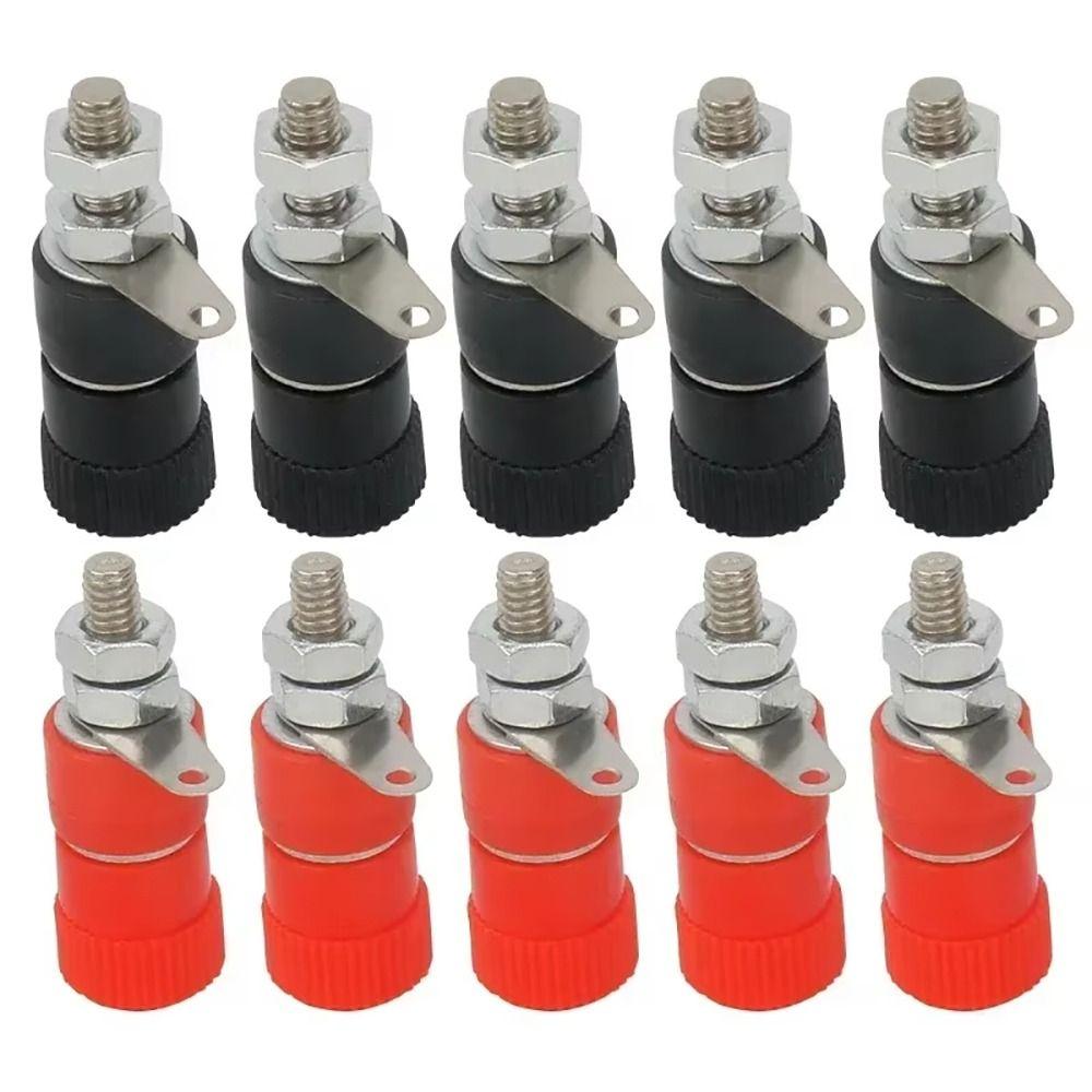 10Pcs Binding Post Banana Plugs JS-910B JS-919 Jack Socket Mounter for Speaker Audio