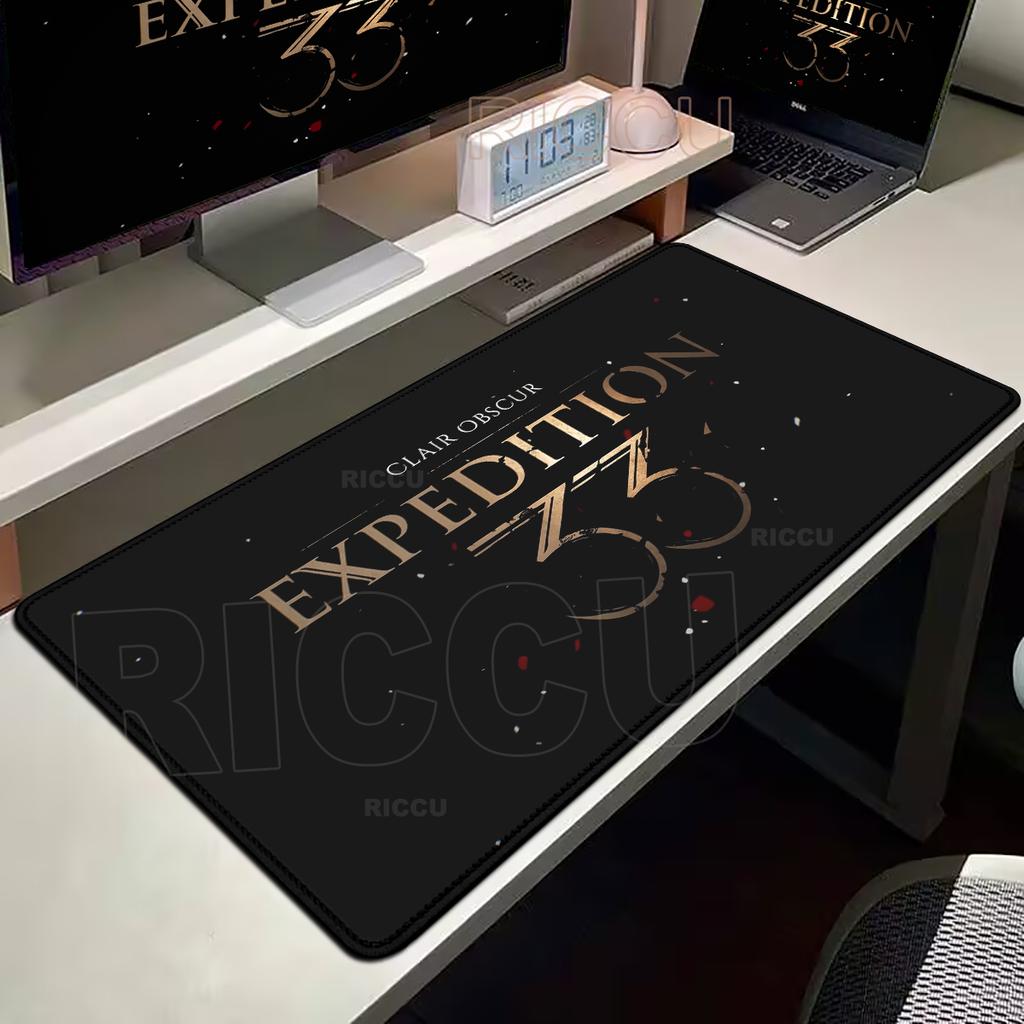 Clair Obscur Expedition 33 Podkładka pod mysz Klawiatura Mata na mysz Duża Podkładka pod mysz dla graczy Akcesoria do gier Szafka PC XXL Maty na biurko 90x40CM
