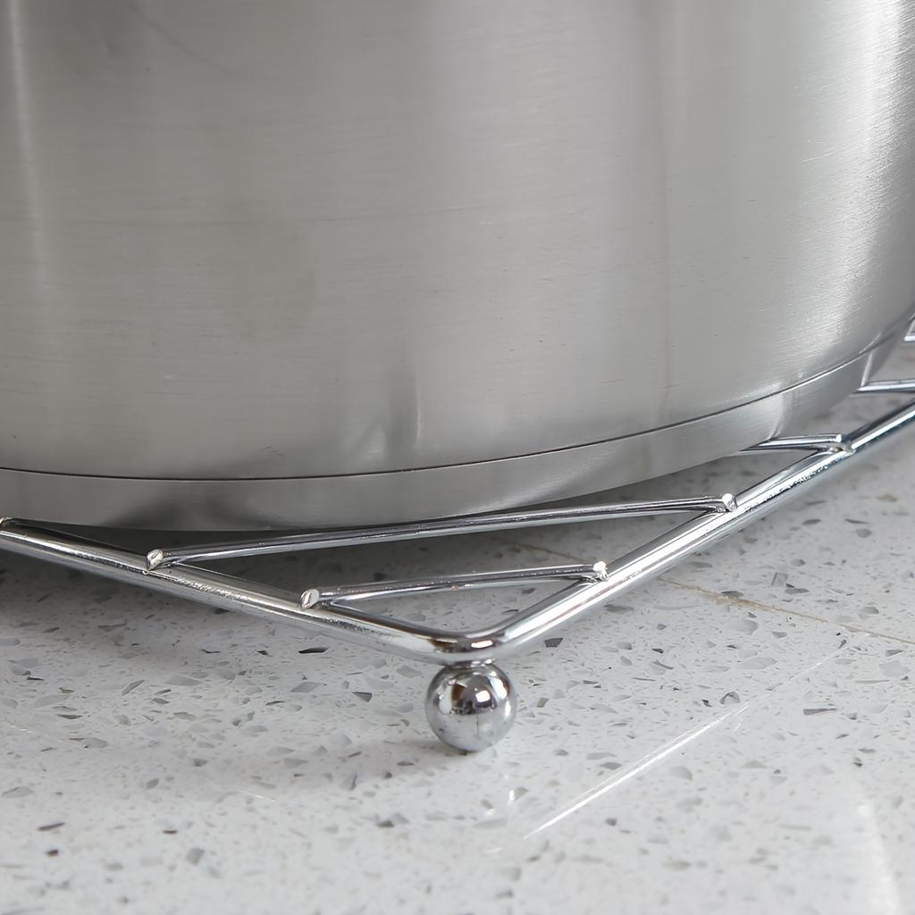 1pc Thickened Stainless Steel Pot Mat Insulation Mat Rack Versatile Steaming Rack for Household Kitchen Anti Scalding Dish Rack Multifunctional Drain