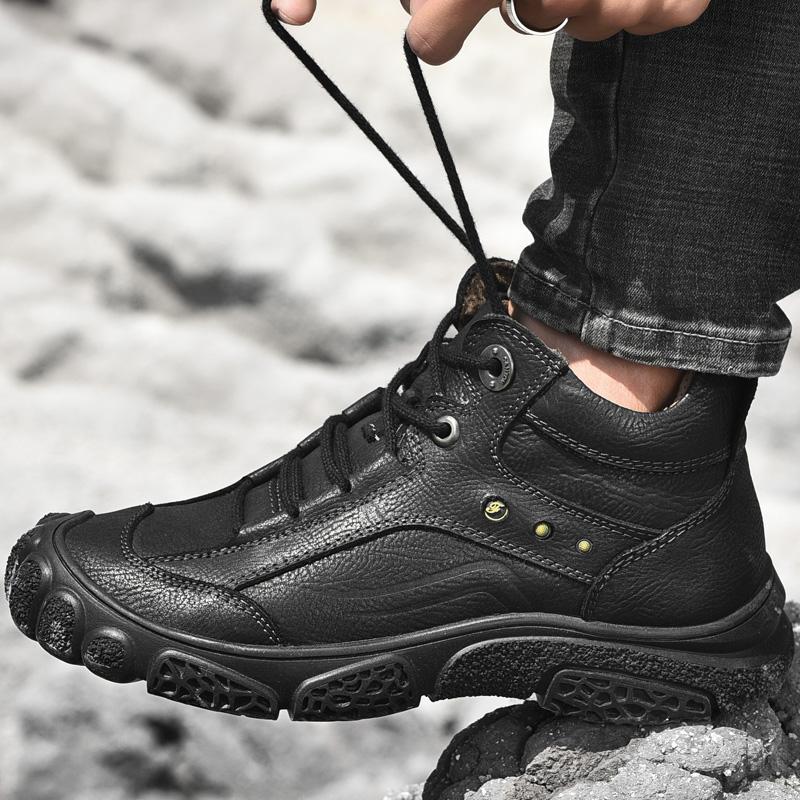 Модные мужские ботинки по щиколотку — фото 7