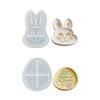 Creative Hare Silicone Mold Hand-Making Unique Resin Trays Moulds Silicone Texture Suitable for Gifts and Embellishments