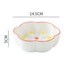Neck Guard Slow Feeder Bowl Large Diameter Cat Water Bowl Ceramic Raised Pet Bowl  Household Use