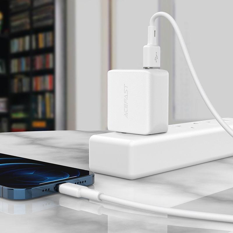 Cable for iPhone MFI USB - Lightning 2.4A 1.2m Black