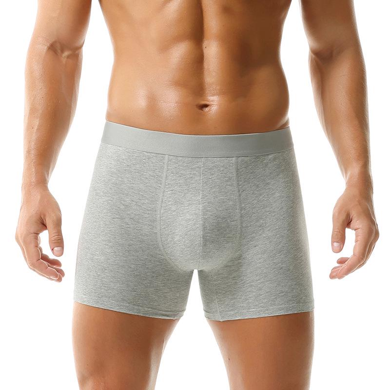 European & American Anti-Chafing Breathable Men's All-Cotton Underwear Shorts