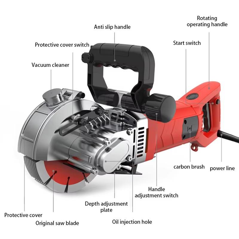 Electric Slotting Machine Cutting Machine Automatic Wall Wire Groove Cutting Machine Grooving Machine Slotter