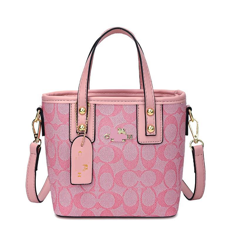 

Korean Style 2025 Letter Print Bucket Shoulder Bag - High-End Fashion Crossbody for Women