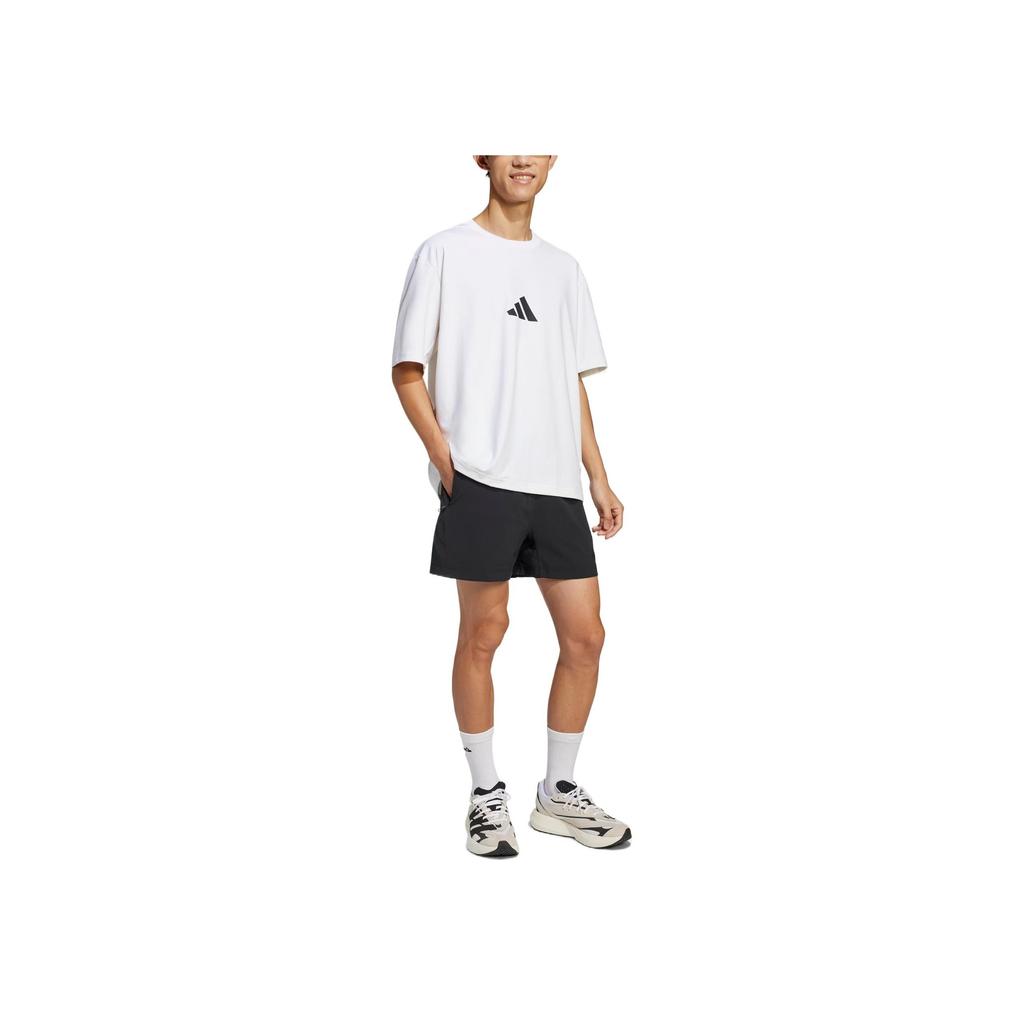 Adidas Z.N.E. Soft Comfortable Stylish Versatile Short Sleeve T-Shirt Men Tops White JC5482