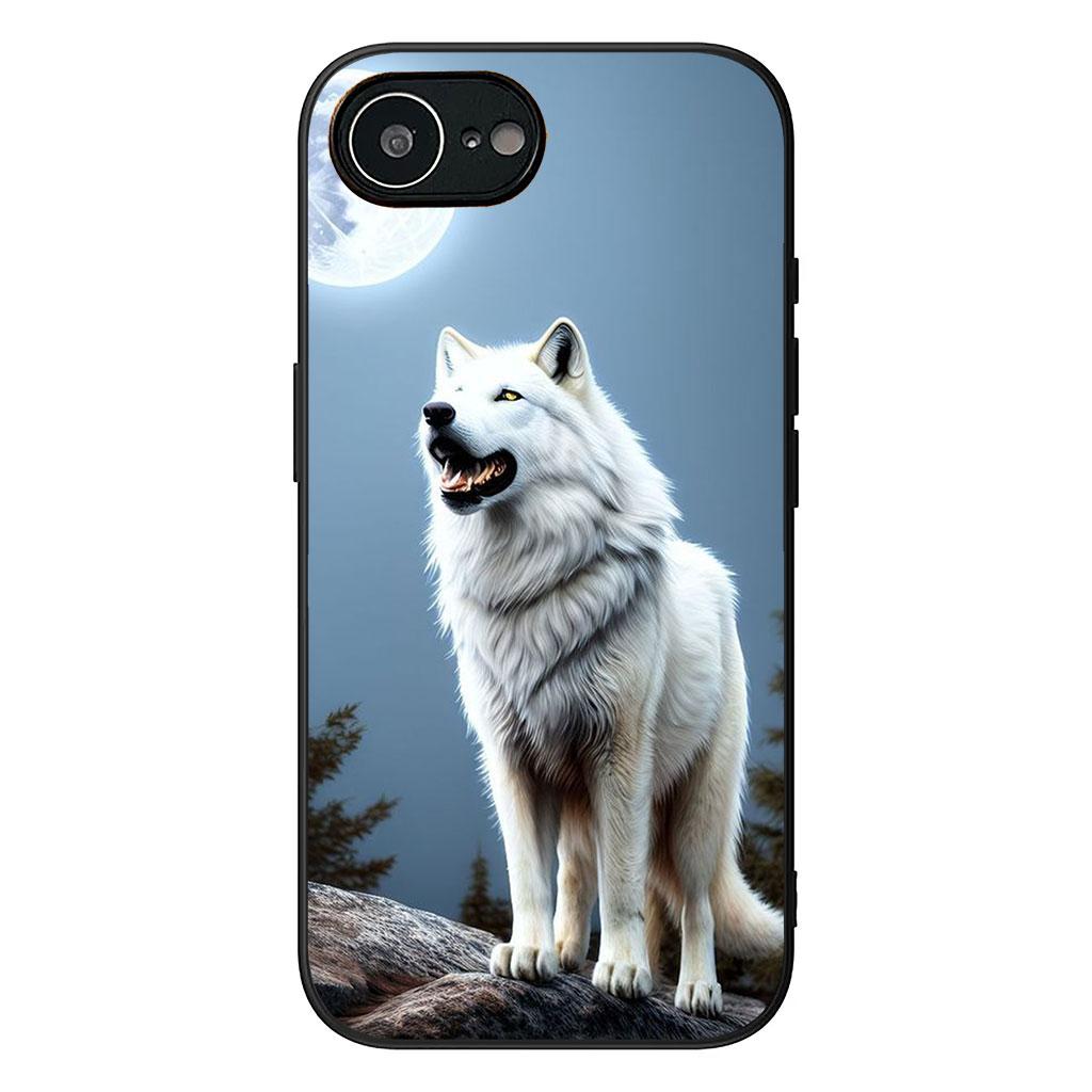 Cover for Samsung Galaxy S25 S24 S23 Fe Ultra Plus S7 Edge A05 A06 A16 A55 A15 A35 Casing Phone Case Husky Dog Wolf Art