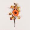 Thanksgiving Autumn Maple Leaf Decoration Accessories Halloween Pumpkin Pine Cone Decor Props Simulation Leaf Cuttings