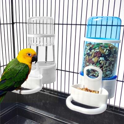 Automatischer Vogelfutterspender, Vogeltränke, Tränke mit Clip, Haustier-Vogelbedarf, Hamster, Papagei, Spenderflasche, Trinkbecher, Schalen